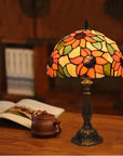 Tiffany-Style Desk Lamp with Adjustable Gooseneck – Handcrafted Colorful Glass Design for Home and Office 1