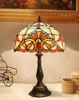 Tiffany-Style Desk Lamp with Adjustable Gooseneck – Handcrafted Colorful Glass Design for Home and Office 2