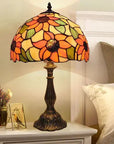 Tiffany-Style Desk Lamp with Adjustable Gooseneck – Handcrafted Colorful Glass Design for Home and Office 5