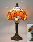 Tiffany-Style Desk Lamp with Adjustable Gooseneck – Handcrafted Colorful Glass Design for Home and Office 6