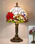 Tiffany-Style Desk Lamp with Adjustable Gooseneck – Handcrafted Colorful Glass Design for Home and Office 7