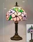 Tiffany-Style Desk Lamp with Adjustable Gooseneck – Handcrafted Colorful Glass Design for Home and Office 8