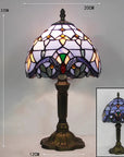 Tiffany-Style Desk Lamp with Adjustable Gooseneck – Handcrafted Colorful Glass Design for Home and Office 9