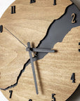 TimberCraft | Modern Rustic Wooden Wall Clock Decor for Timeless Interiors 1