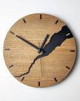 TimberCraft | Modern Rustic Wooden Wall Clock Decor for Timeless Interiors 3