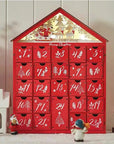 TimberGlow | Charming Refillable Wooden Advent Calendar with Lights 0