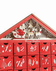 TimberGlow | Charming Refillable Wooden Advent Calendar with Lights 3