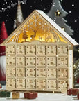 TimberGlow | Charming Refillable Wooden Advent Calendar with Lights 7
