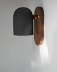 TimberSoul – Wabi-Sabi Walnut Wall Lamp for Natural Ambience 7