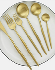 TitaniumElegance | Stylish Minimalist 20-Piece Cutlery Set 7