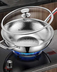 TitaniumEssence | Durable Premium Round Bottom Induction Wok Pan 1