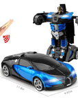 Transforming Robot Car with Remote Control – Fun 2-in-1 RC Toy with Music and LED Lights 3