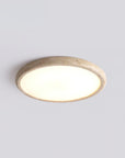 TravertineGlow | Elegant Natural Stone Modern Ceiling Lamp 0
