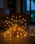TwinkleCopper | Remote-Controlled Copper Wire Fairy Lights for Indoor Décor 1