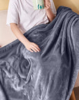 USB Electric Blanket, Compact 39x31” Heated Throw with 3 Heat Settings for Home, Office, Travel - Soft Plush Electric Throw Blanket 2