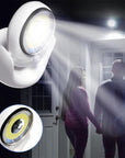 Ultra-Bright Motion Sensor LED Outdoor Light – Waterproof 450 Lumen Wireless LED Lamp for Safety and Visibility 0