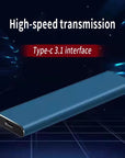 Ultra Thin 4 TB External Hard Drive – Portable USB-C Storage Solution for Fast File Transfer and Durability 4
