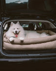 UrbanVoyager | Stylish Durable Large Faux Leather Dog Car Seat Bed 5