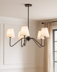 Valenor | Minimalist Silk Chandelier for Bedroom Spaces 2