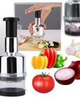 VegiChop | Efficient Stainless Steel Vegetable and Garlic Chopper 0