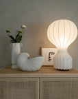 Velith | Modern Japanese Style Wabi Sabi Silk Table Lamp 0