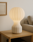 Velith | Modern Japanese Style Wabi Sabi Silk Table Lamp 2