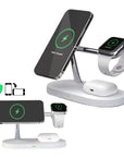 VeloCharge | Stylish Multi-Device Wireless Charging Station with LED Light 3