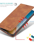 VelvGuard | Magnetic Leather Huawei Case for Modern, Durable Style 2