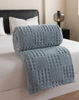VelvetNest | Luxurious Soft Thick Waffle Jacquard Blanket 10