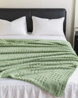 VelvetNest | Luxurious Soft Thick Waffle Jacquard Blanket 5