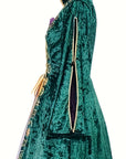 Velvet Long Sleeve Halloween Hocus Pocus Costume Dress | Maxi 3