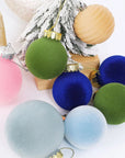 Velvet Ornaments | Flocked Christmas Ball 1
