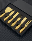 VeneziaCraft | Elegant Practical Stainless Steel Cheese Knife Set 5