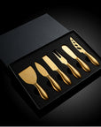 VeneziaCraft | Elegant Practical Stainless Steel Cheese Knife Set 7