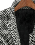 Veronica | Stylish Women's Houndstooth Wool Coat with Elegant Design 4