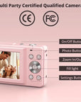 Vintage Digital Camera with 1080p Video Recording – Lightweight and Portable Retro Photography Camera 3