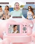 Vintage Digital Camera with 1080p Video Recording – Lightweight and Portable Retro Photography Camera 5