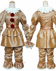 Vintage Long Sleeve Halloween Clown Costume | Ruffle Detail 2