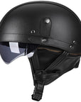 Vintage Motorcycle Helmet ABS with Retractable Lens 2