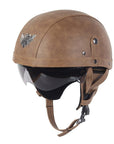 Vintage Motorcycle Helmet ABS with Retractable Lens 5