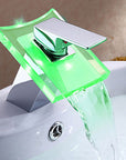 Vivolux | Modern Stylish Copper Basin Mixer with LED Lighting 2
