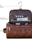 VoyageLux | Premium Leather Toiletry Bag for Men – Ideal for Travel & Organization 3