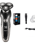 Waterproof Electric Shaver for Men | Rechargeable Wet-Dry Grooming Razor 0