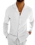 Silas | Camicia classica leggera da uomo in lino