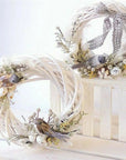 White Wonder | Luxury Rattan Wreath for Christmas 3