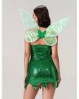 Women Sequin Fairy Halloween Costume Dress | Strapless Mini 3