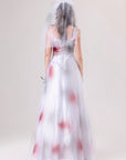Women Spooky Bloody Halloween Corpse Bride Costume Dress | Maxi 2