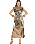 Women’s Elegant Cleopatra Halloween Costume Dress | Maxi 0