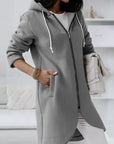 Women's Soft Hooded Jacket with Pockets – Cozy Winter Coat for Casual Outings and Comfort 3