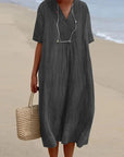 Women's Summer Dress, Lightweight Casual Loose Fit in Vibrant Colors 2